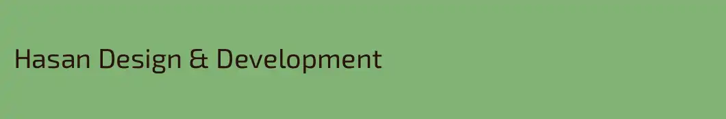 Hasan Design & Development
